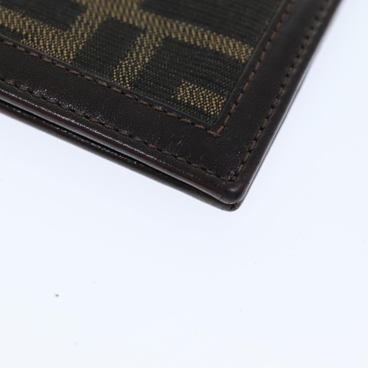 Fendi Zucca Brown Canvas Wallet Accessories