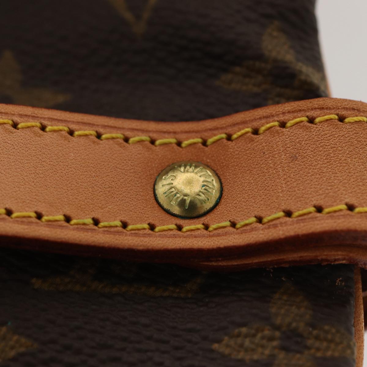 Louis Vuitton Saumur Brown Canvas Shoulder Bag