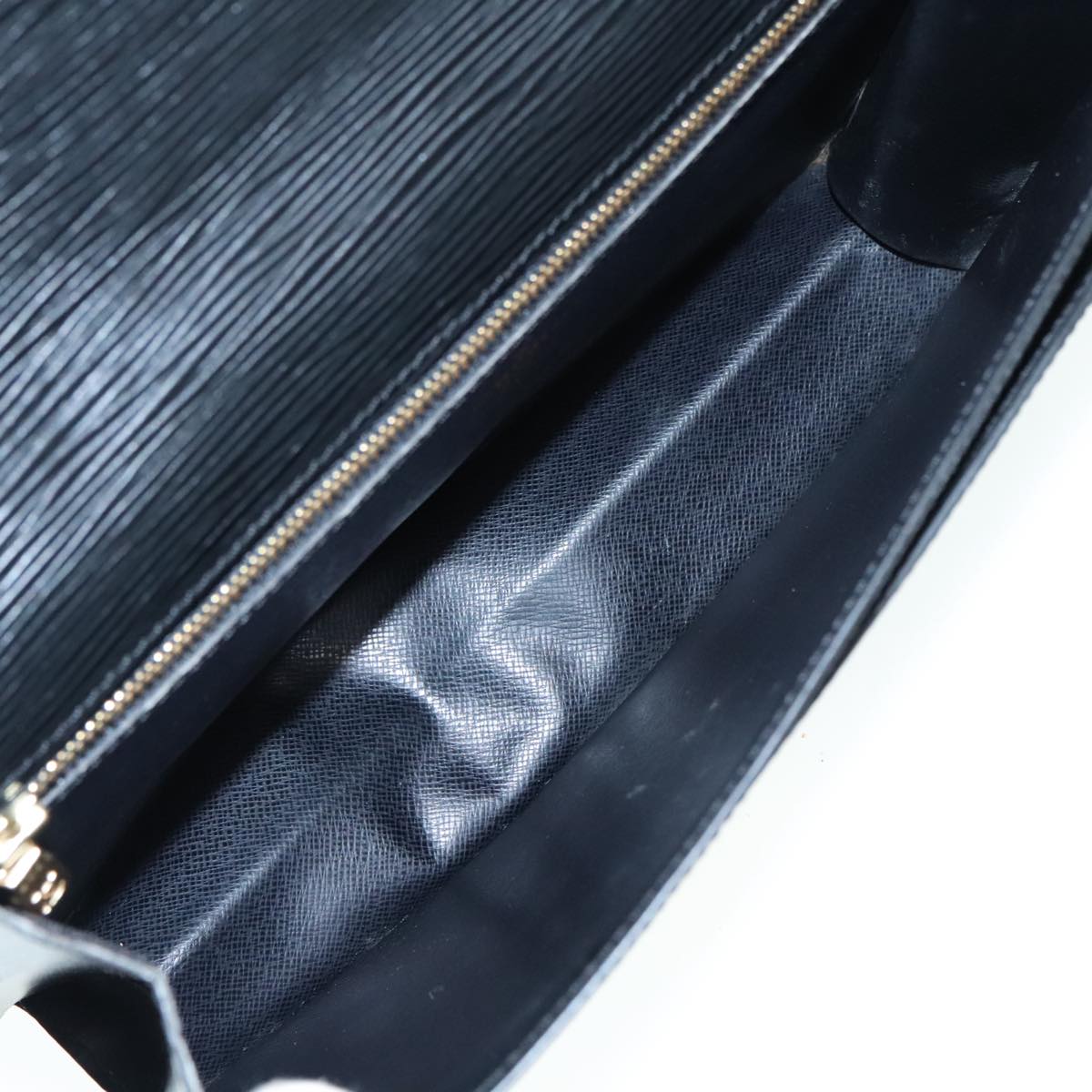 Louis Vuitton Serie Dragonne Black Patent Leather Hand Bag