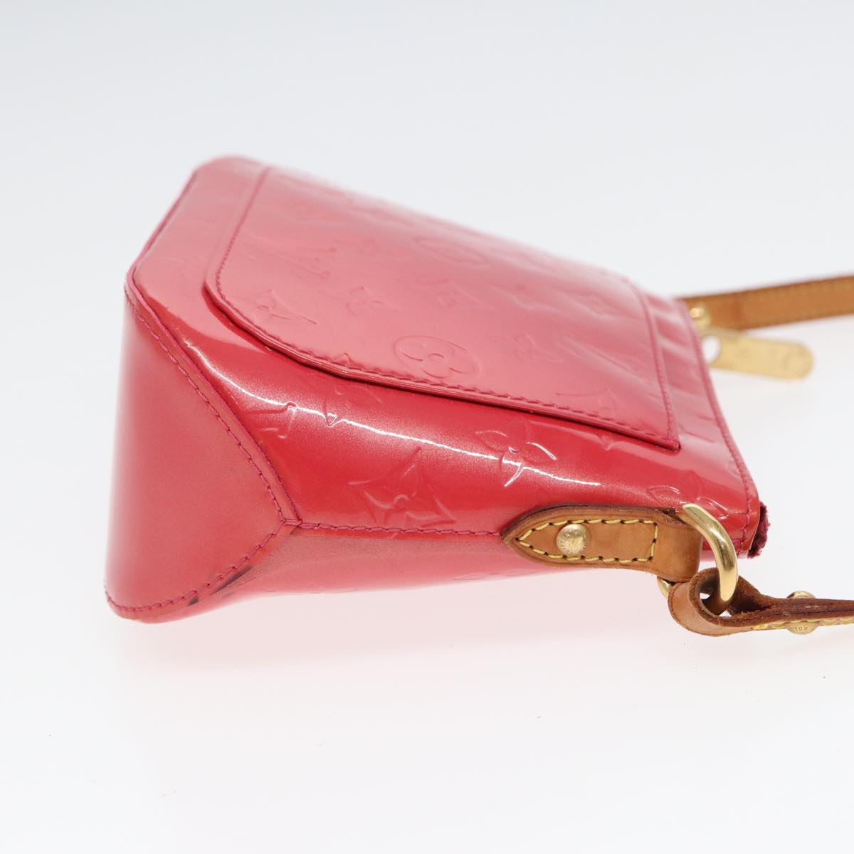 Louis Vuitton Minna Red Patent Leather Shoulder Bag