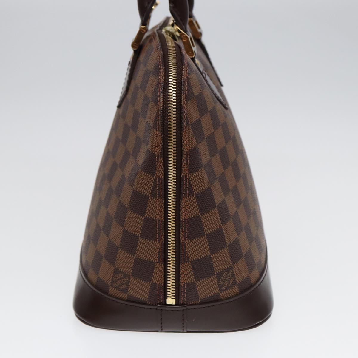 Louis Vuitton Alma Brown Canvas Hand Bag