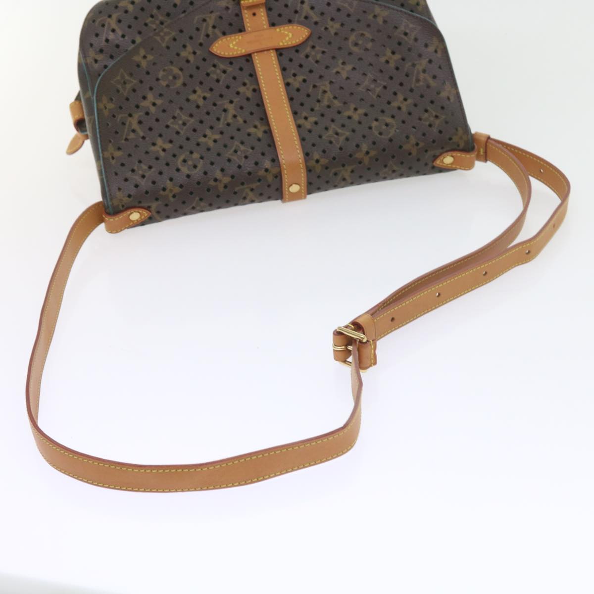 Louis Vuitton Saumur Brown Canvas Shoulder Bag