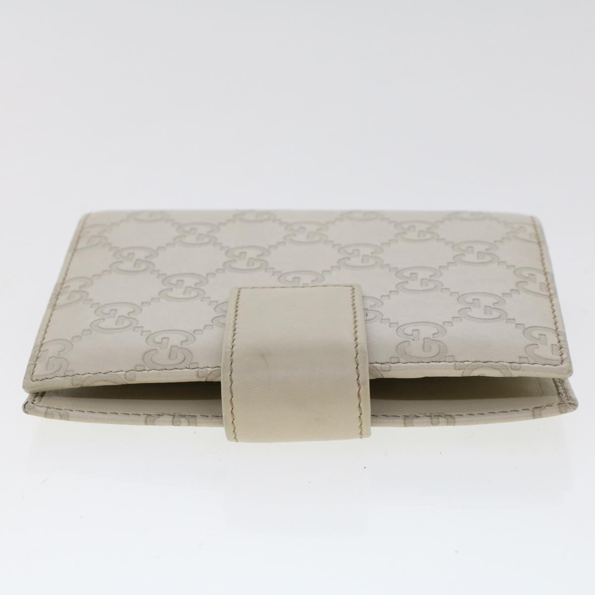 Gucci Guccissima White Canvas Wallet Accessories