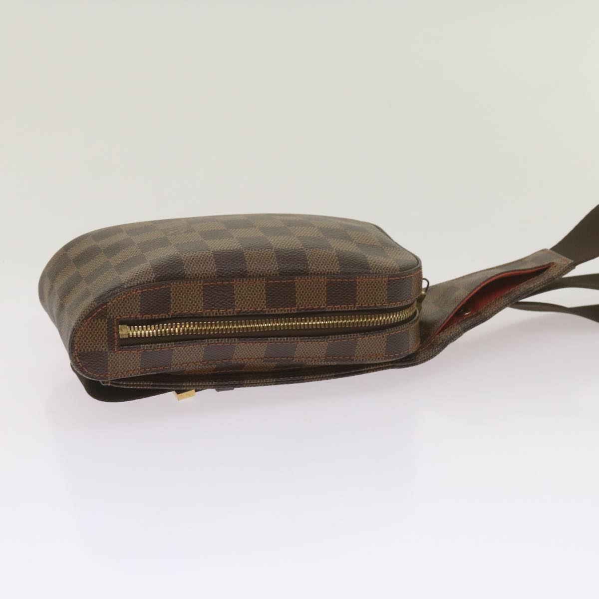 Louis Vuitton Geronimos Brown Canvas Shoulder Bag