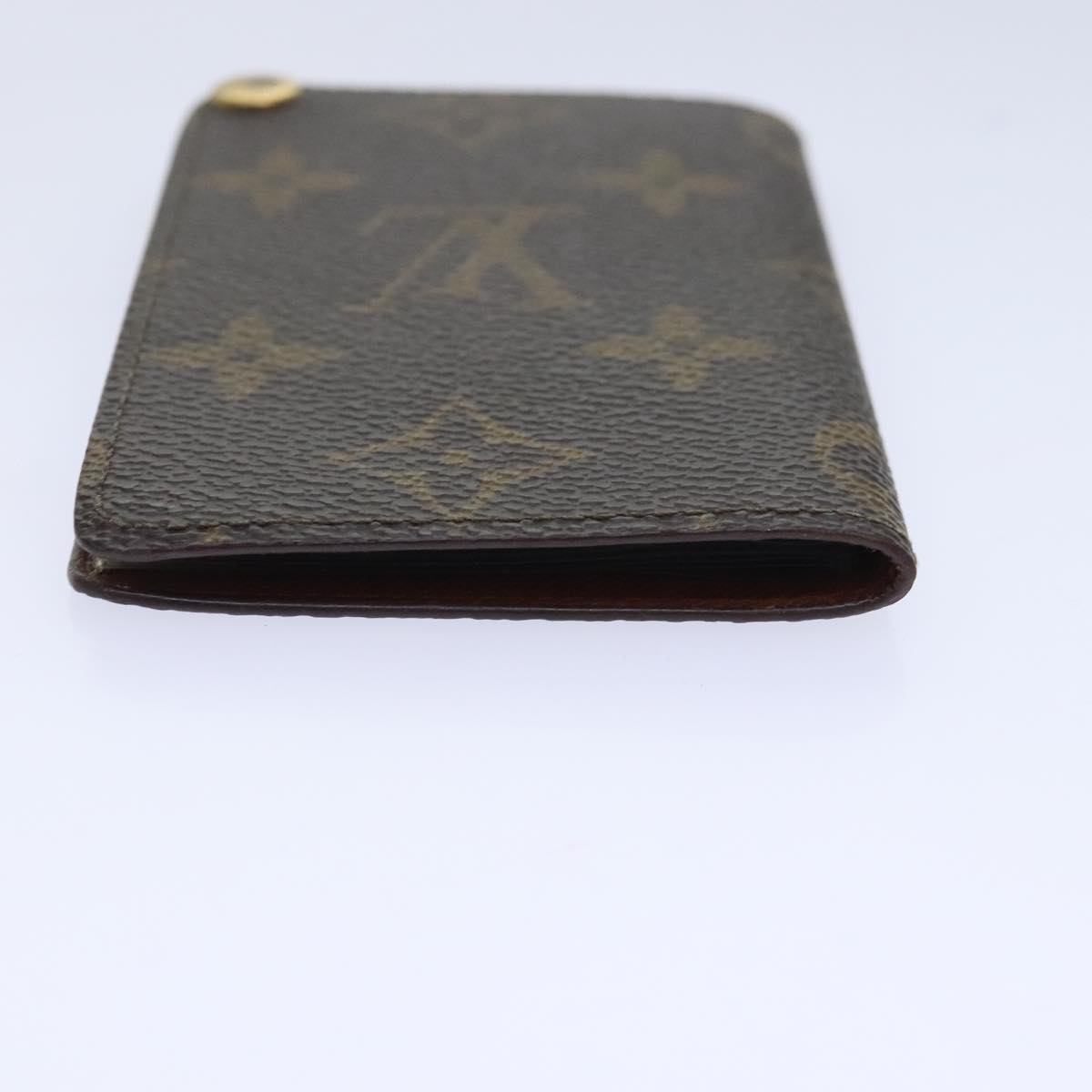 Louis Vuitton Porte carte crédit Pression Brown Canvas Wallet Accessories