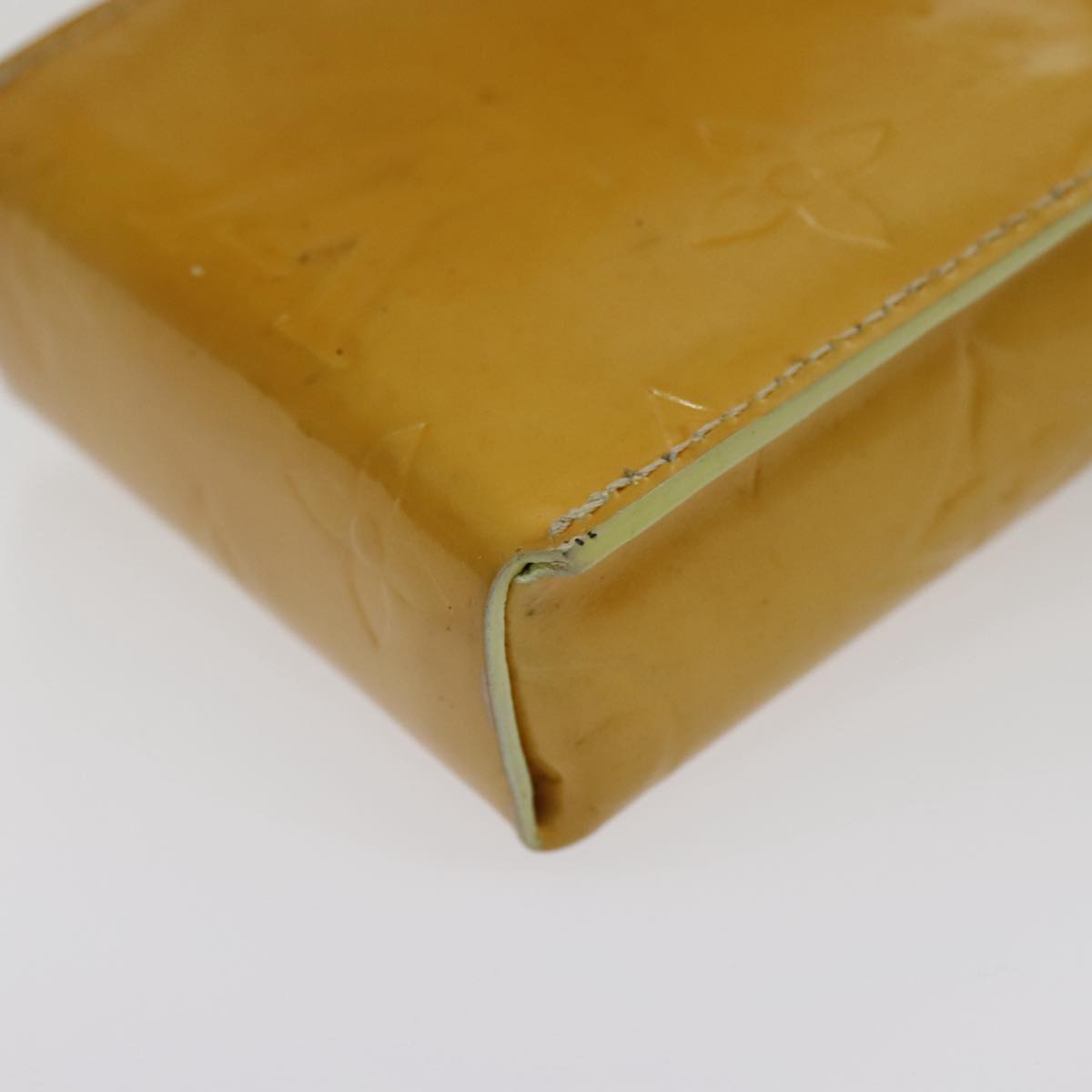 Louis Vuitton Walker Yellow Patent Leather Wallet Accessories