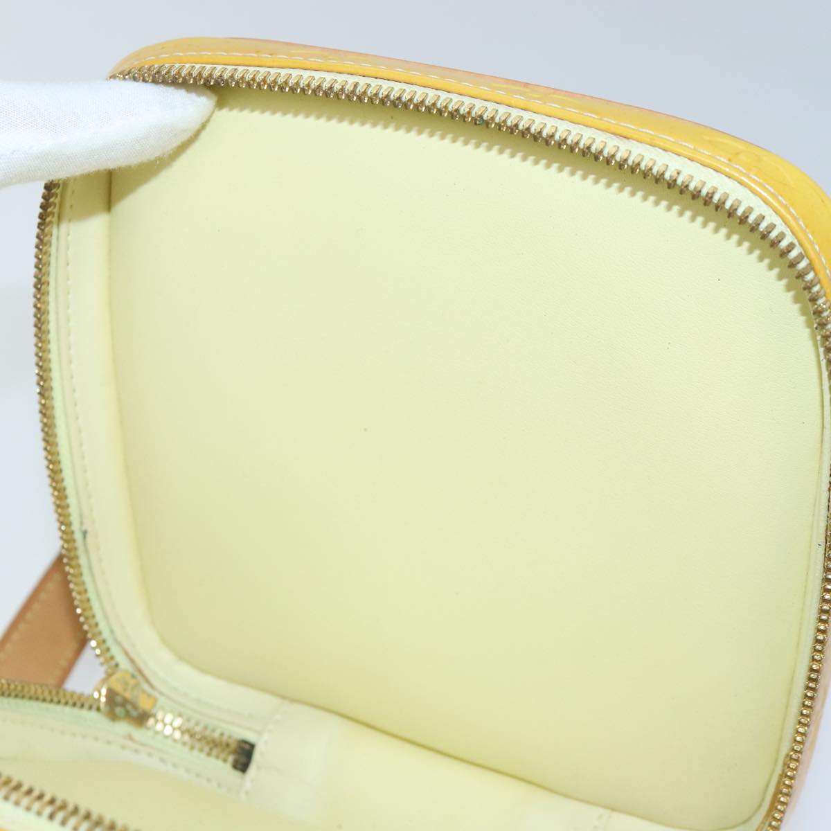 Louis Vuitton Wooster Yellow Patent Leather Shoulder Bag