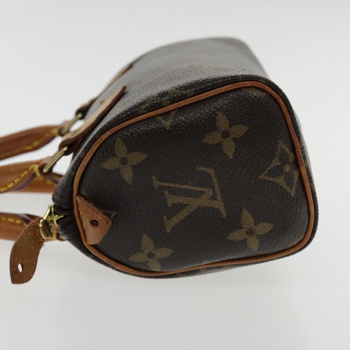 Louis Vuitton Mini speedy Brown Canvas Hand Bag