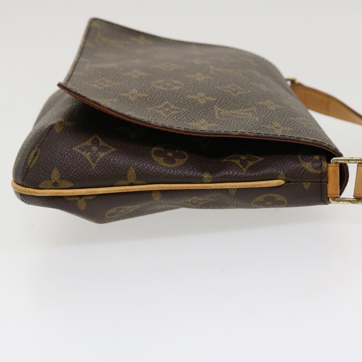 Louis Vuitton Musette Tango Brown Canvas Shoulder Bag