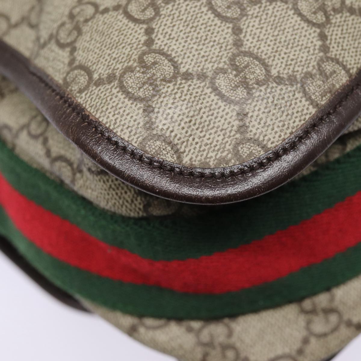 Gucci Messenger Beige Canvas Shoulder Bag