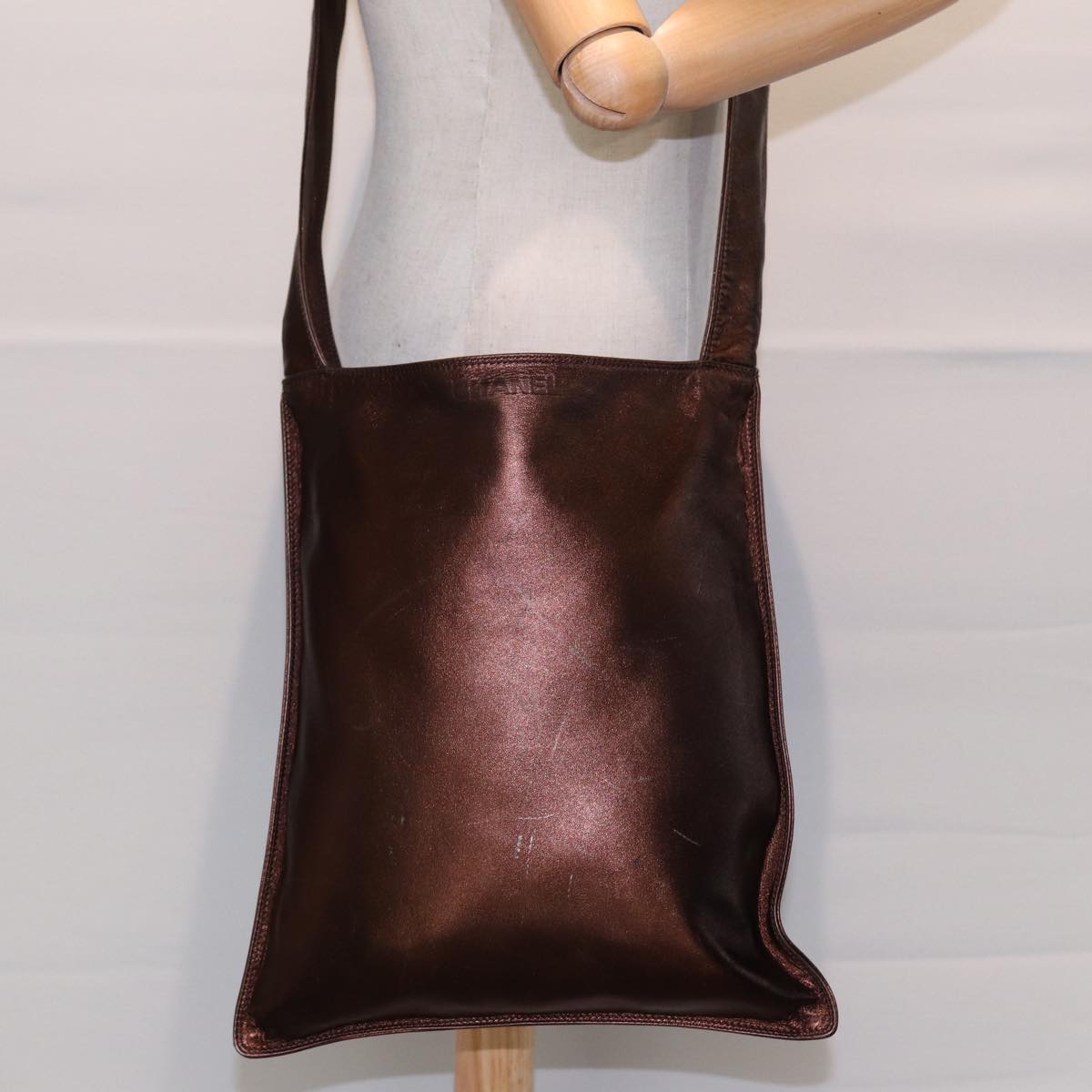 Chanel Brown Leather Shoulder Bag