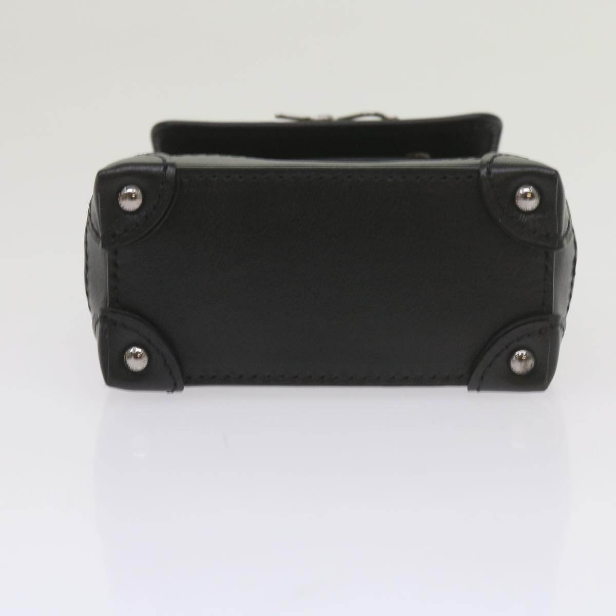 Louis Vuitton Steamer Black Canvas Clutch Bag