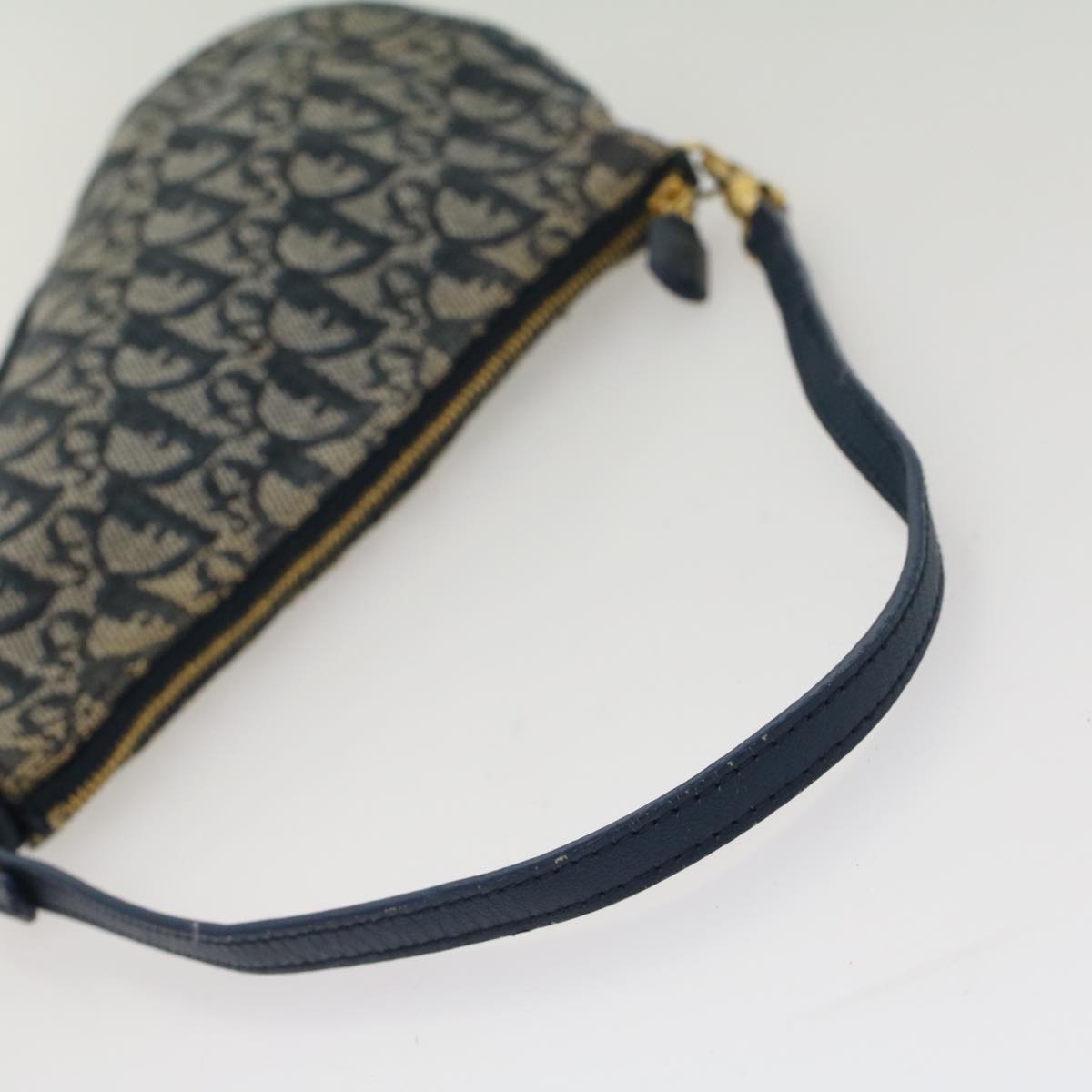 Dior Saddle Navy Canvas Clutch Bag