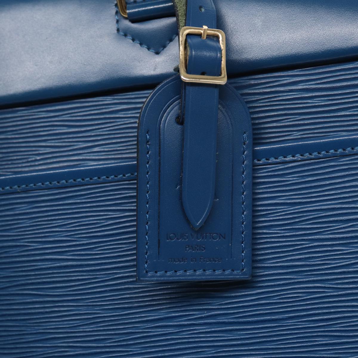 Louis Vuitton Riviera Blue Leather Hand Bag