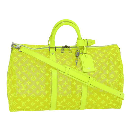 Louis Vuitton Keepall Bandouliere 50 Yellow Canvas Travel Bag