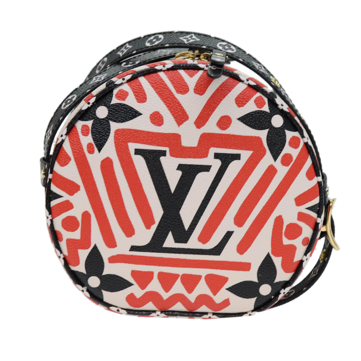 Louis Vuitton Boîte Chapeau Souple Red Canvas Shoulder Bag