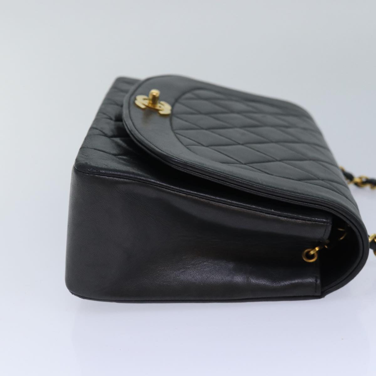 Chanel Diana Black Leather Shoulder Bag