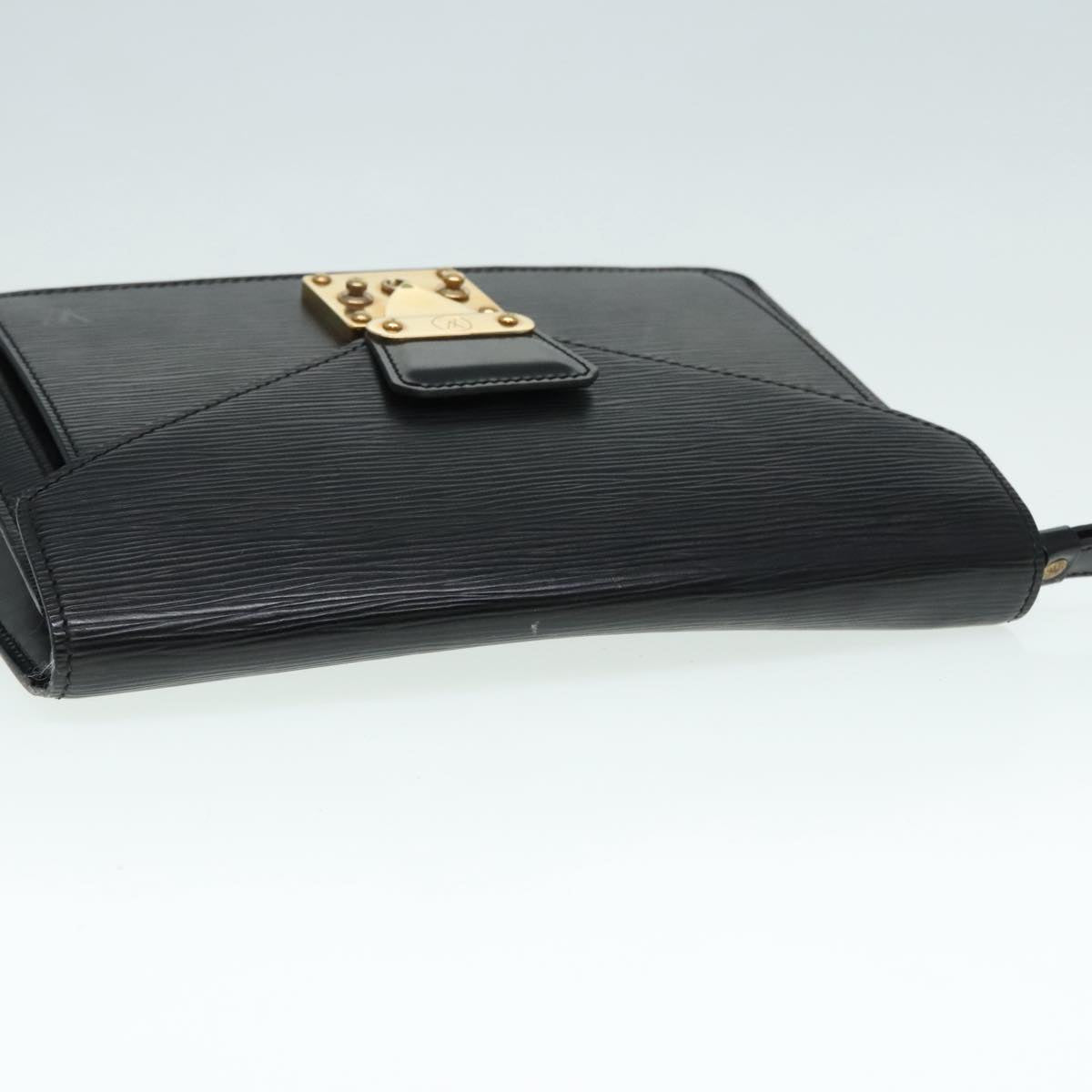 Louis Vuitton Serie Dragonne Black Patent Leather Hand Bag