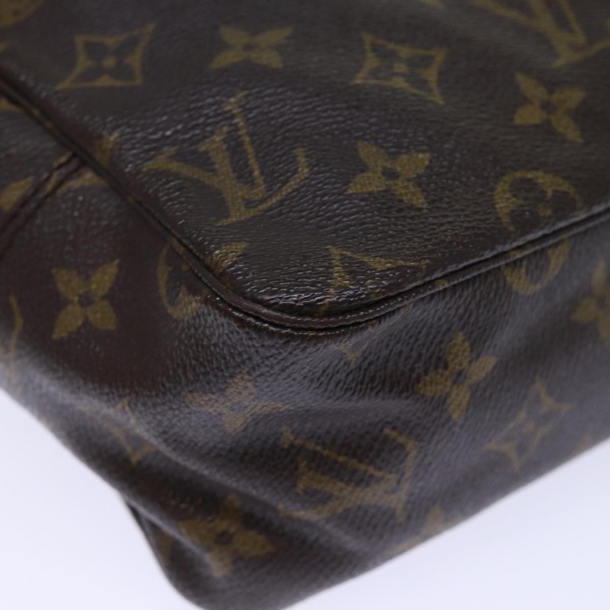 Louis Vuitton Trousse de Toilette Brown Canvas Clutch Bag