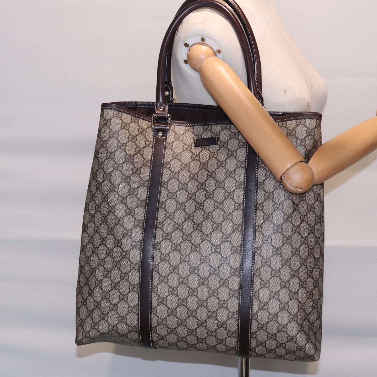 Gucci GG canvas Beige Canvas Tote Bag