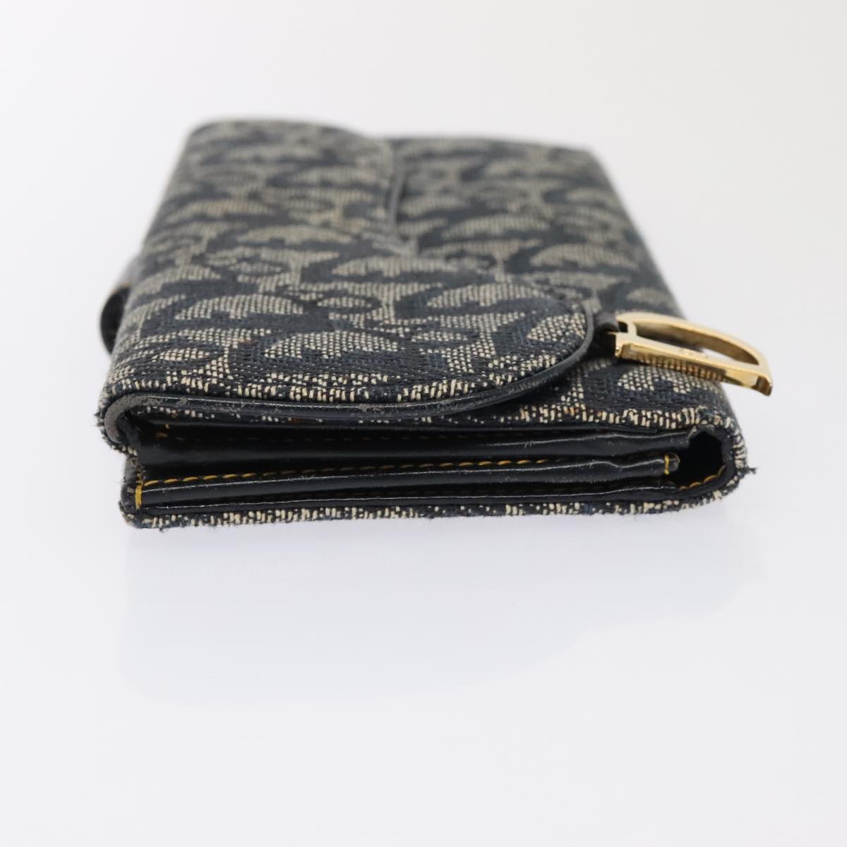 Dior Saddle Navy Canvas Wallet Accessories