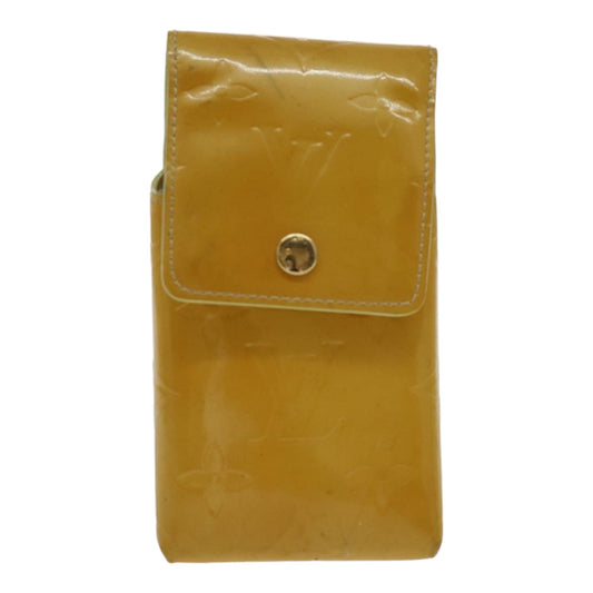 Louis Vuitton Walker Yellow Patent Leather Wallet Accessories