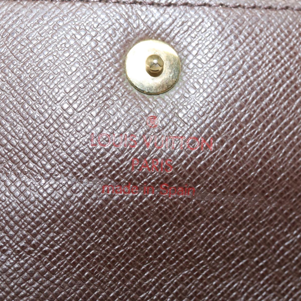 Louis Vuitton Alexandra Brown Canvas Wallet Accessories