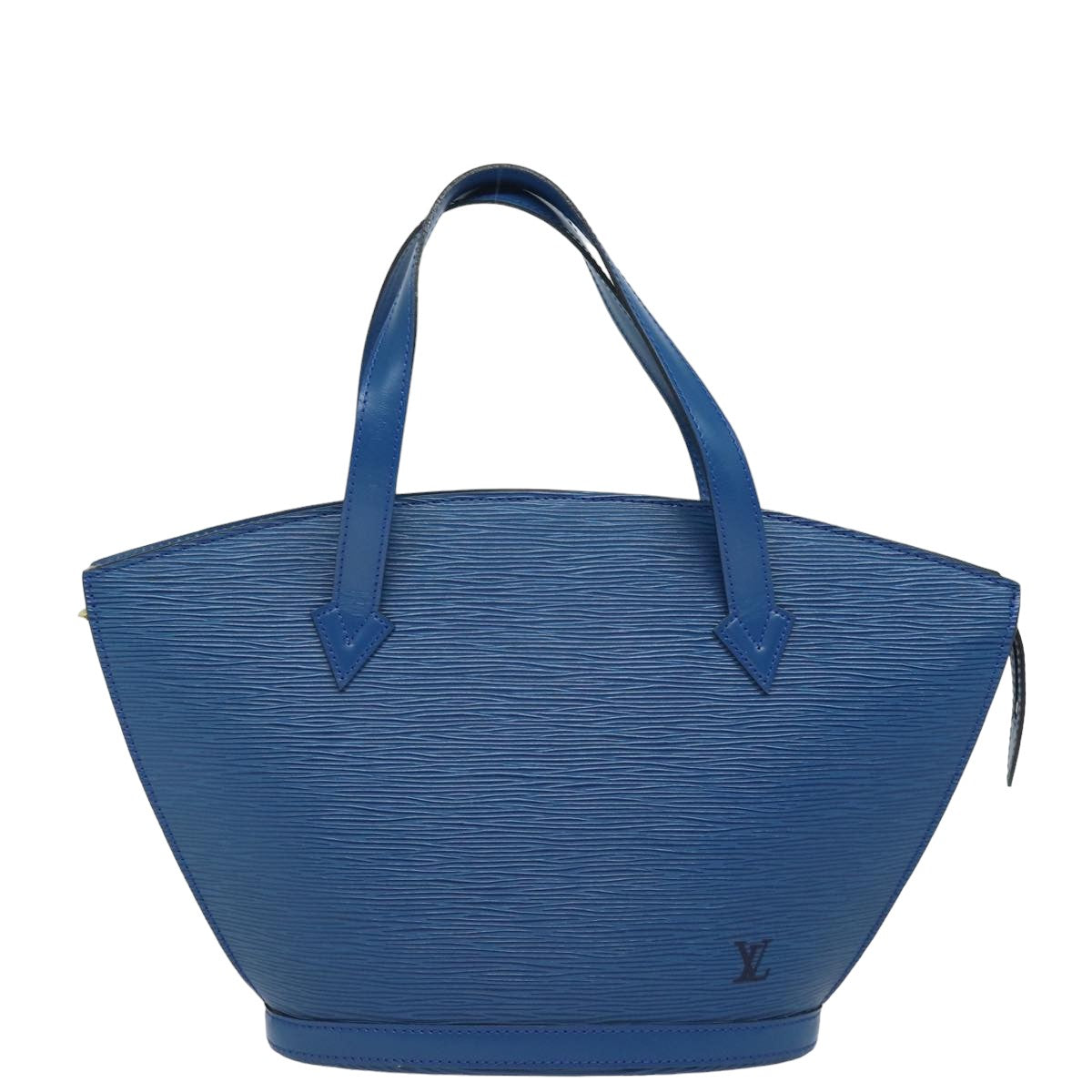 Louis Vuitton Saint Jacques Blue Leather Shoulder Bag