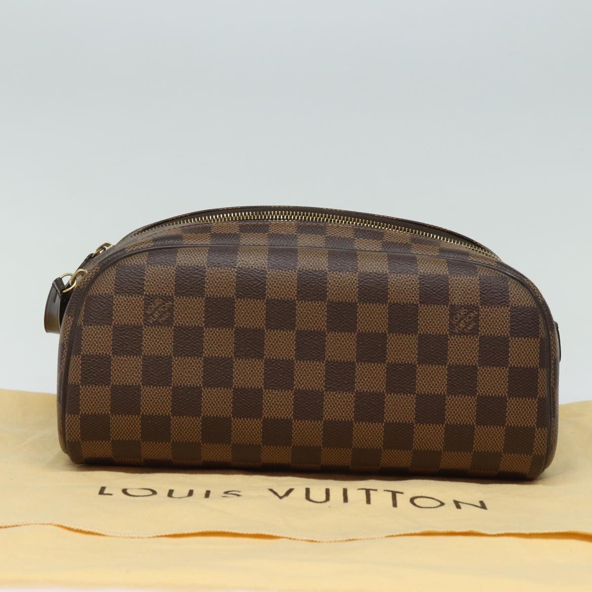 Louis Vuitton Trousse de Toilette Brown Canvas Clutch Bag