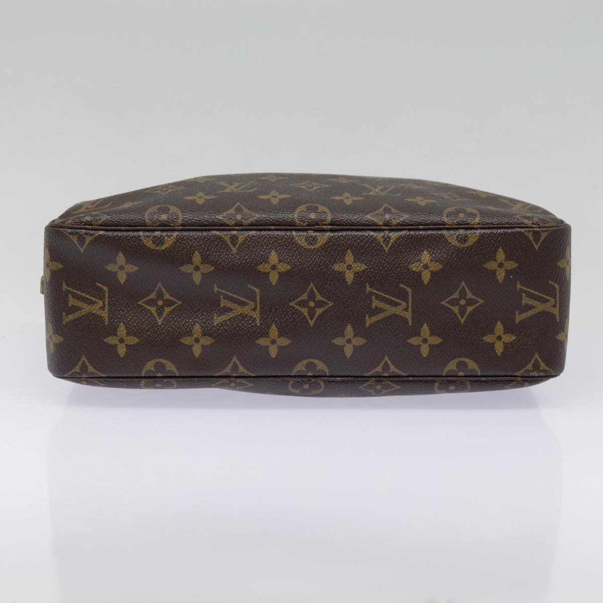 Louis Vuitton Trousse Toilette 28 Brown Canvas Clutch Bag