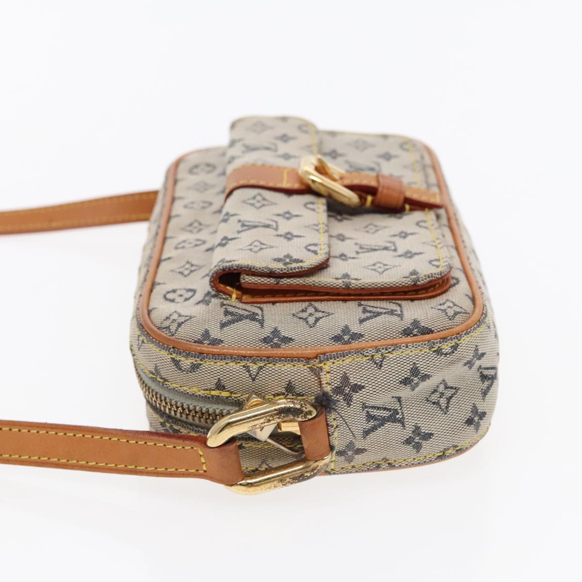 Louis Vuitton Juliette Blue Canvas Shoulder Bag