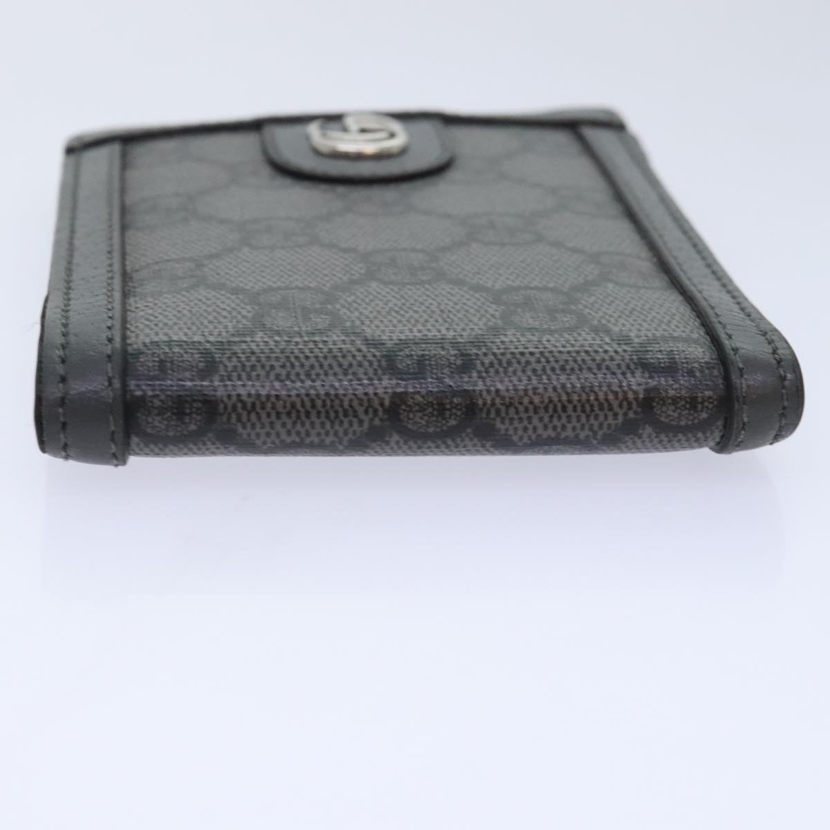 Gucci Ophidia Grey Canvas Wallet Accessories