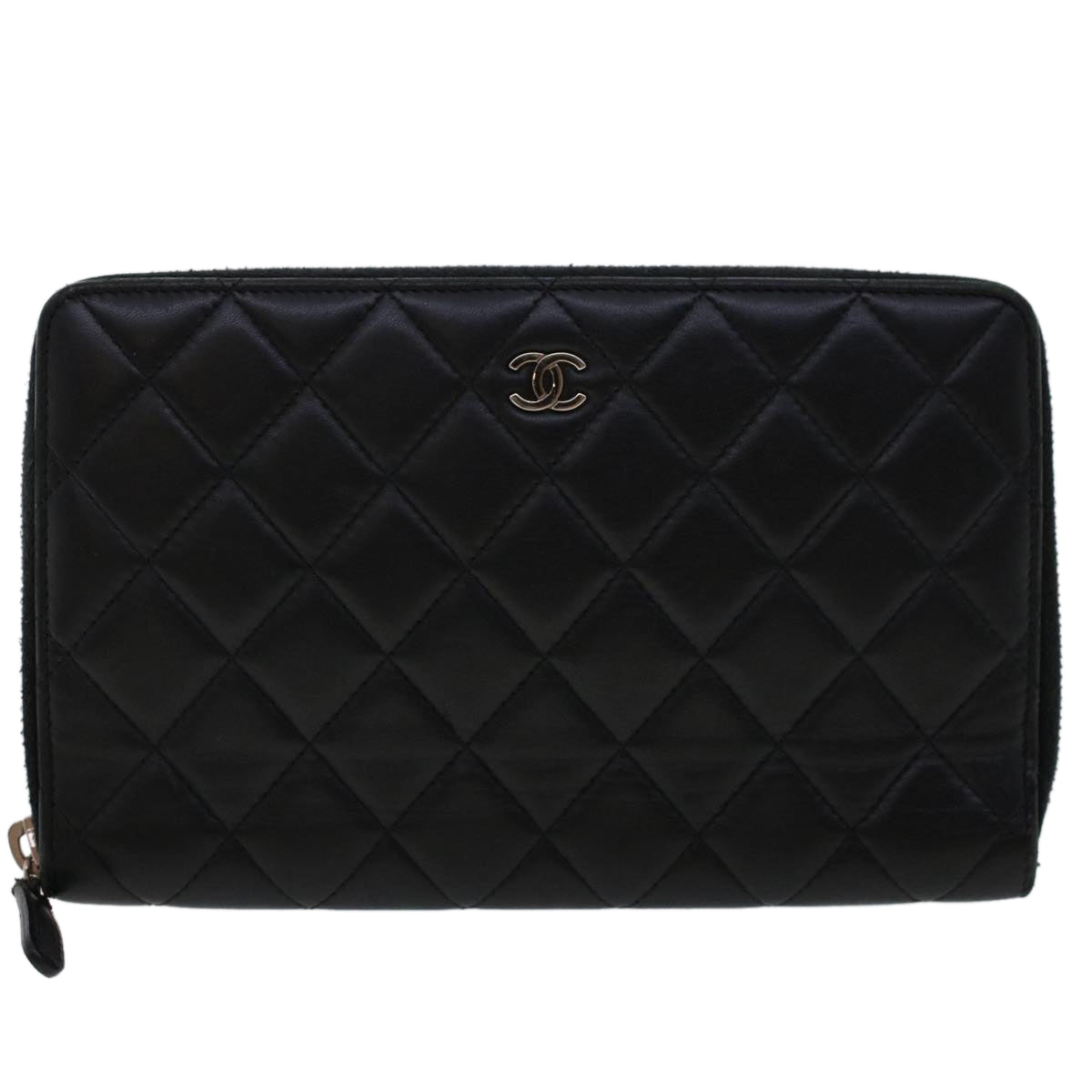 Chanel Timeless Black Leather Wallet Accessories