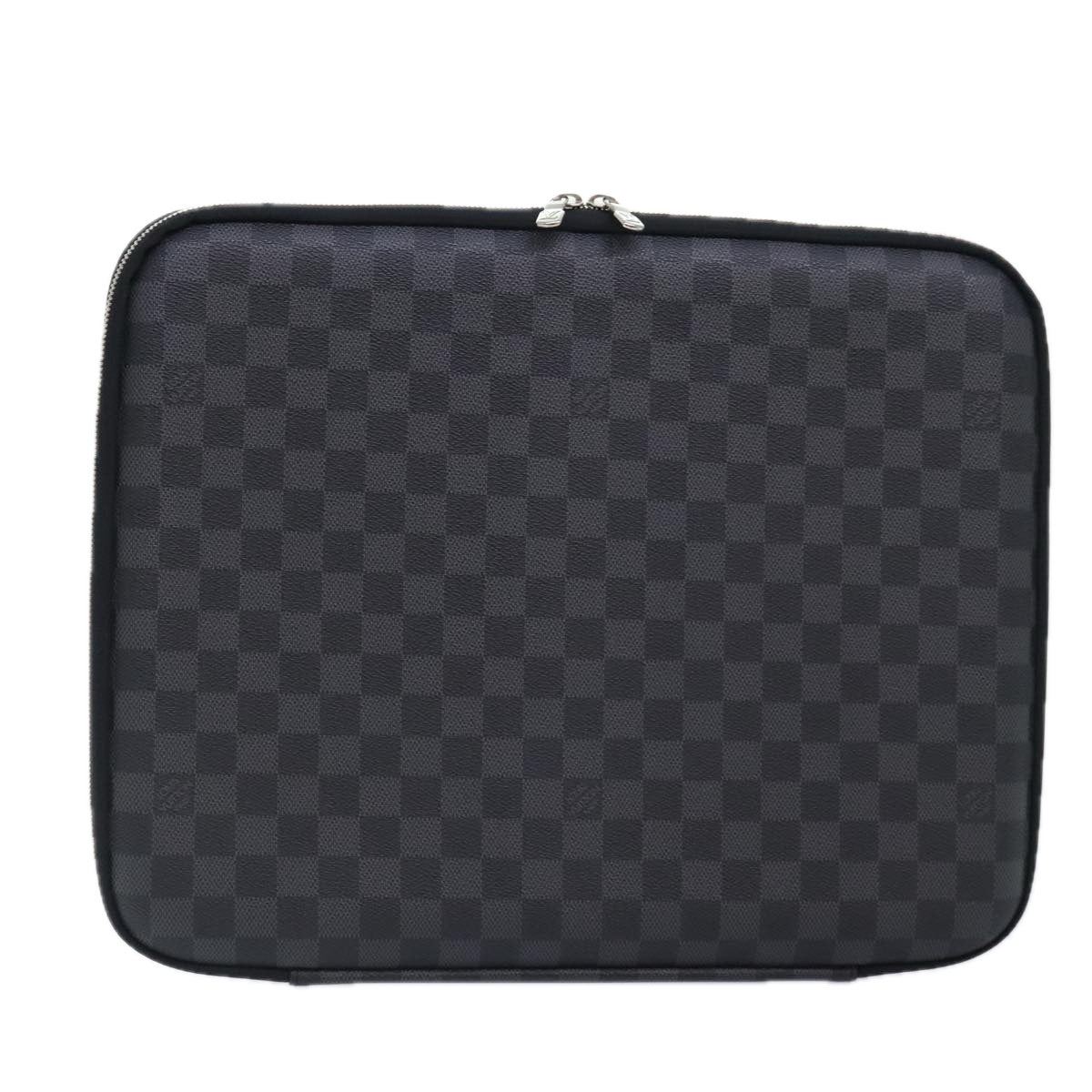 Louis Vuitton Etui iPad Grey Canvas Clutch Bag