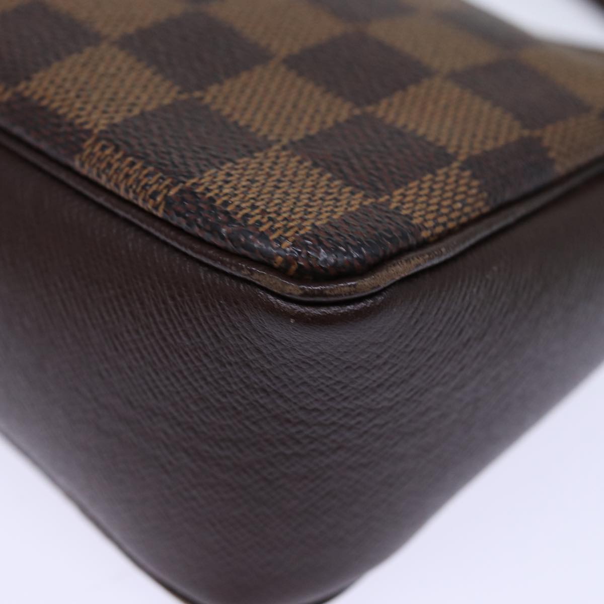 Louis Vuitton Trousse pochette Brown Canvas Clutch Bag