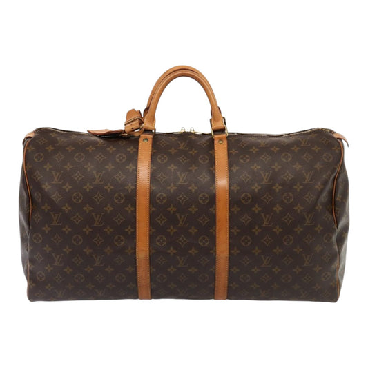 Louis Vuitton Keepall 60 Brown Canvas Travel Bag