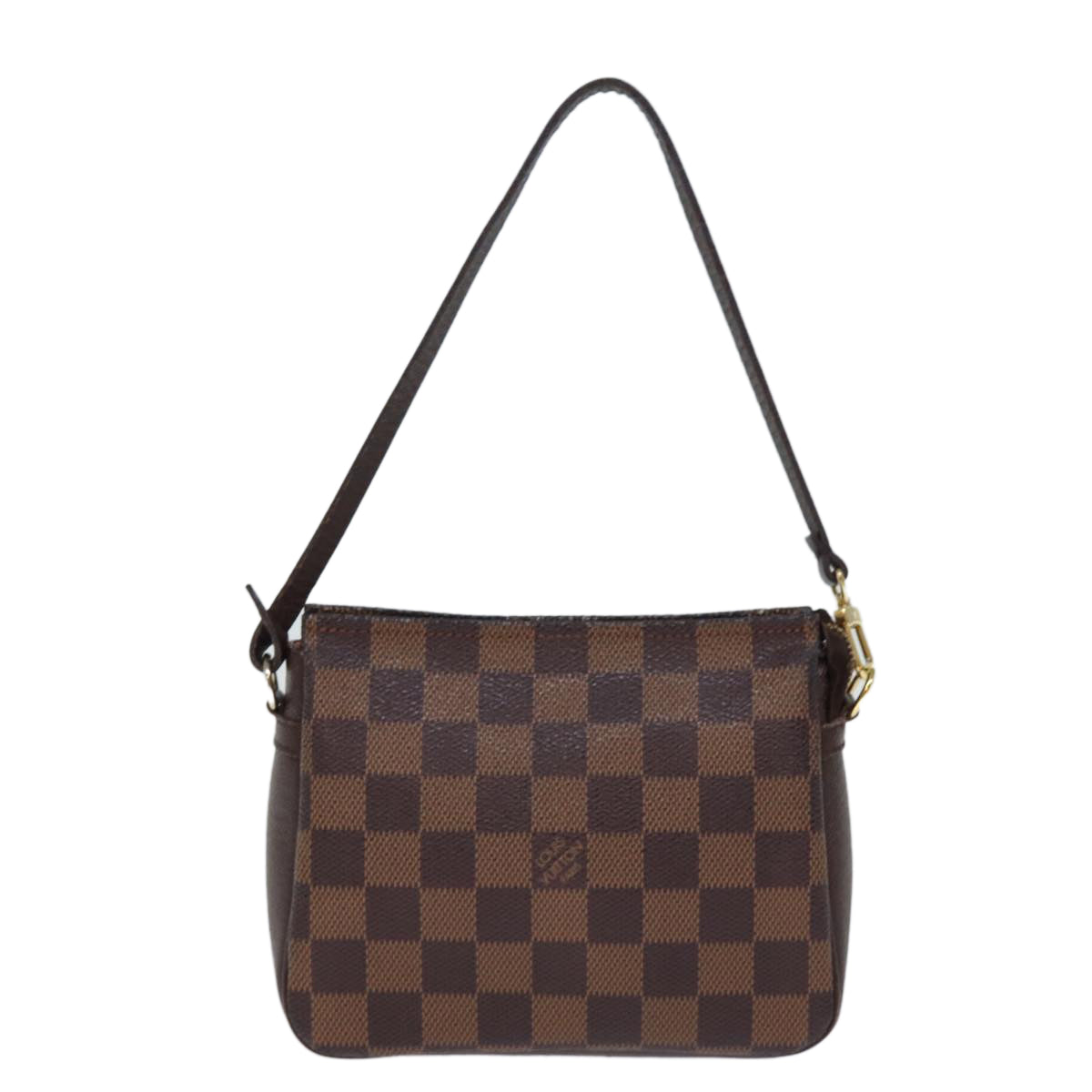 Louis Vuitton Trousse pochette Brown Canvas Clutch Bag