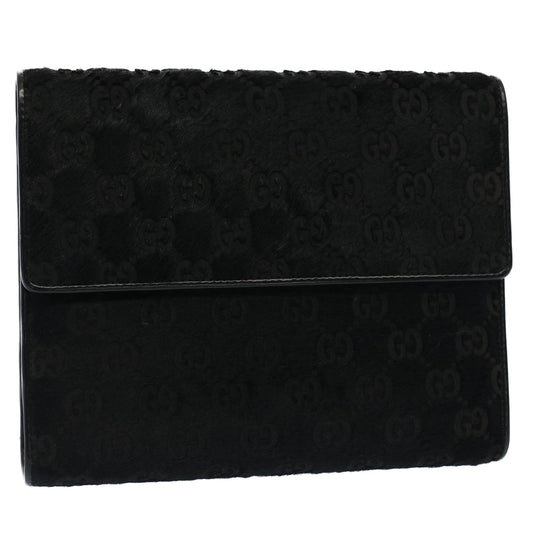 Gucci Demi lune Black Canvas Wallet Accessories