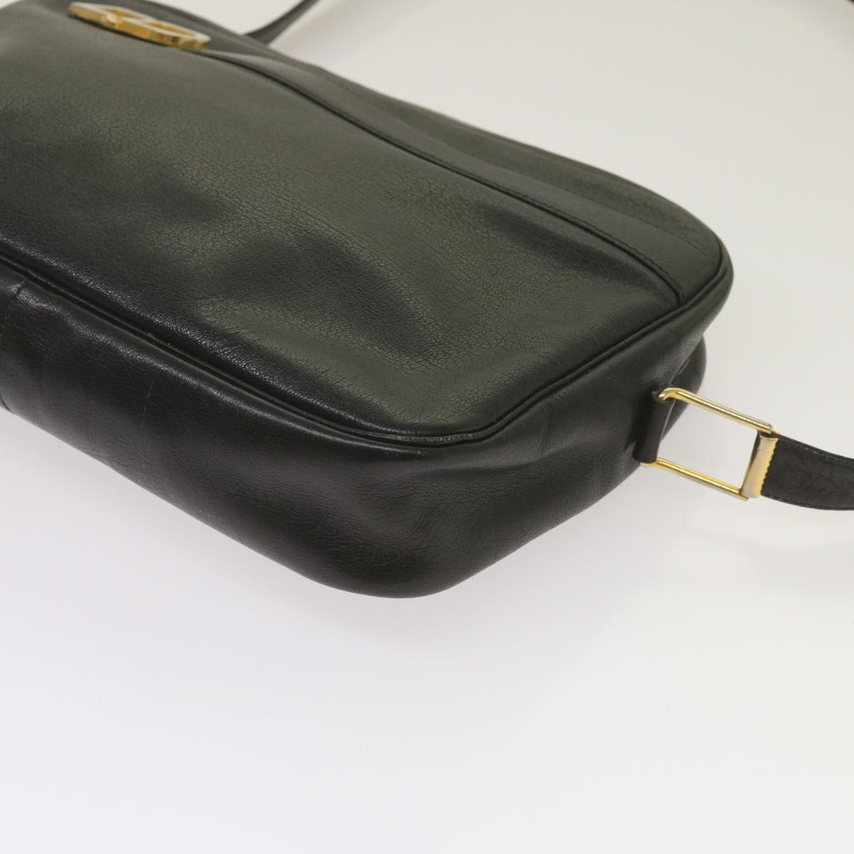 Dior Black Leather Shoulder Bag