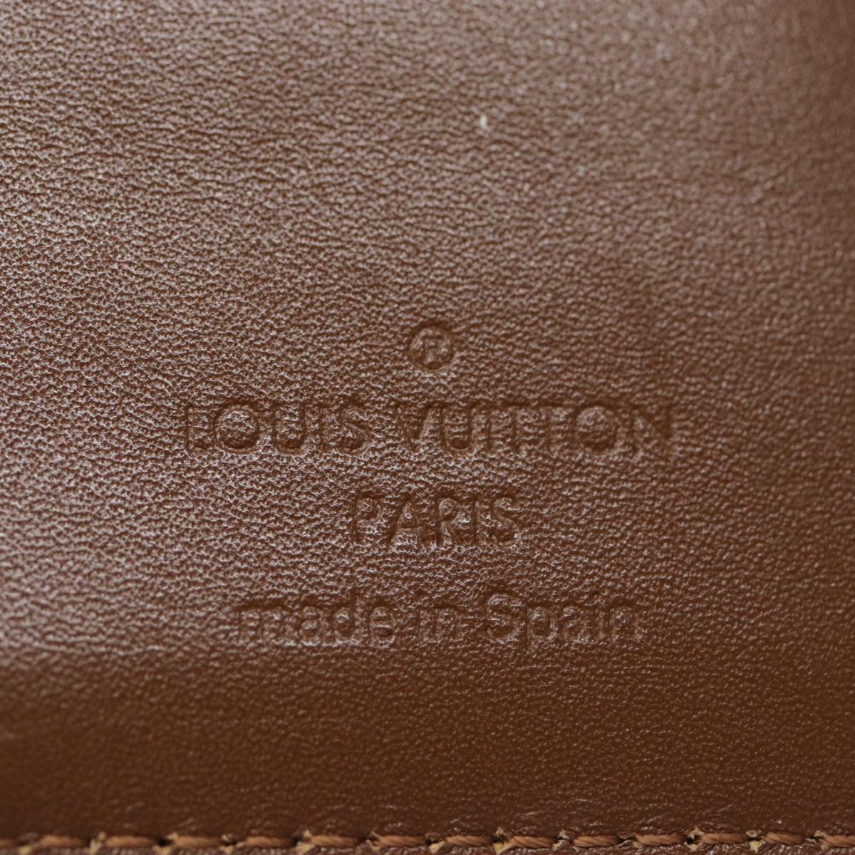 Louis Vuitton Agenda cover Camel Patent Leather Wallet Accessories