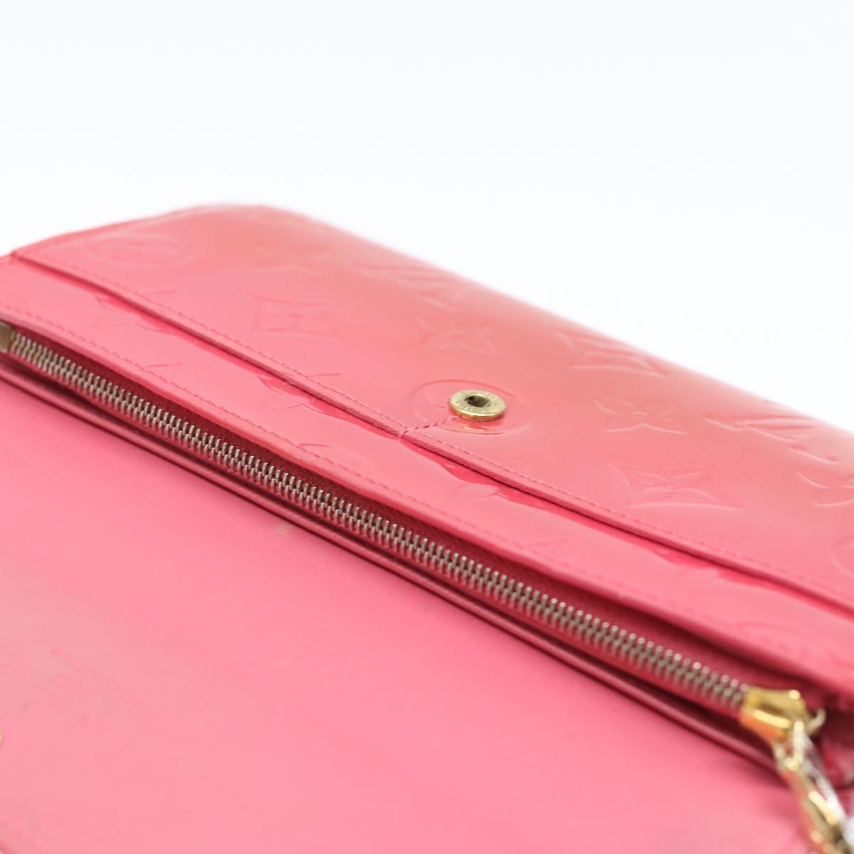 Louis Vuitton Sarah Red Patent Leather Wallet Accessories