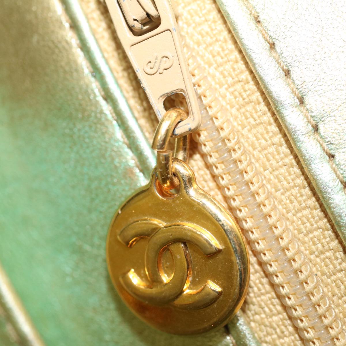 Chanel Gold Pony-style Calfskin Shoulder Bag