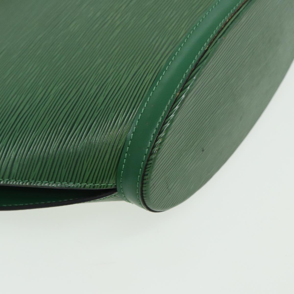 Louis Vuitton Saint Jacques Green Leather Shoulder Bag