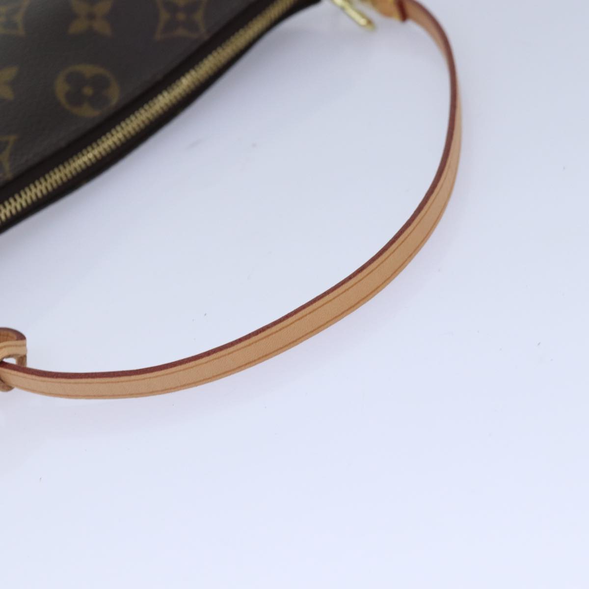 Louis Vuitton Pochette Accessoire Brown Canvas Clutch Bag