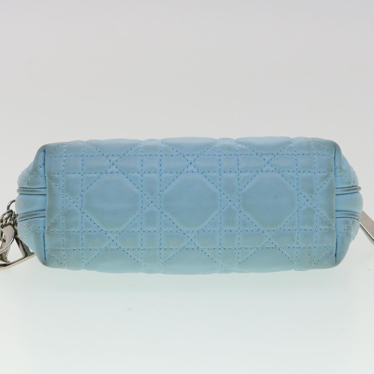 Dior Blue Leather Clutch Bag