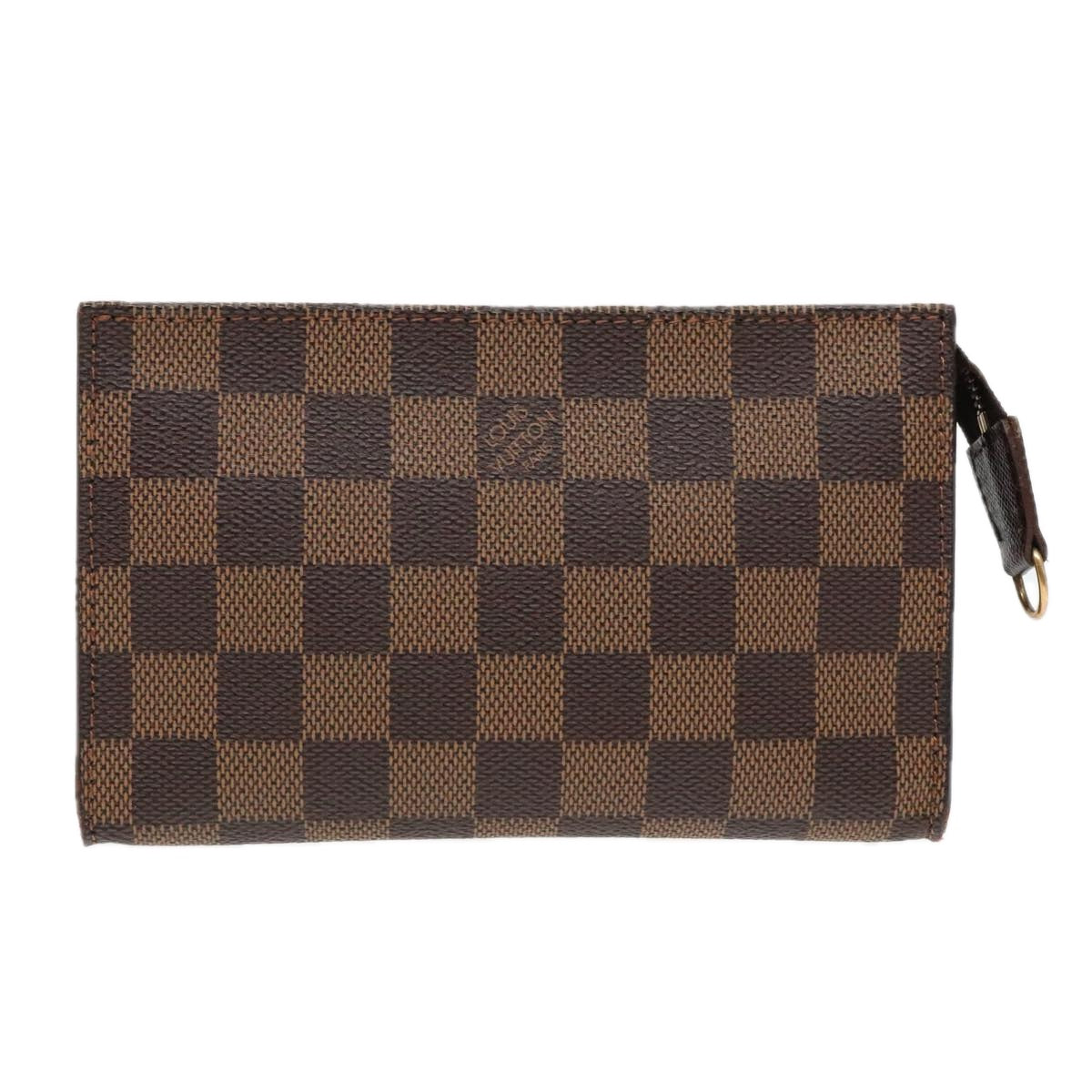 Louis Vuitton Trousse de Toilette 18 Brown Canvas Clutch Bag