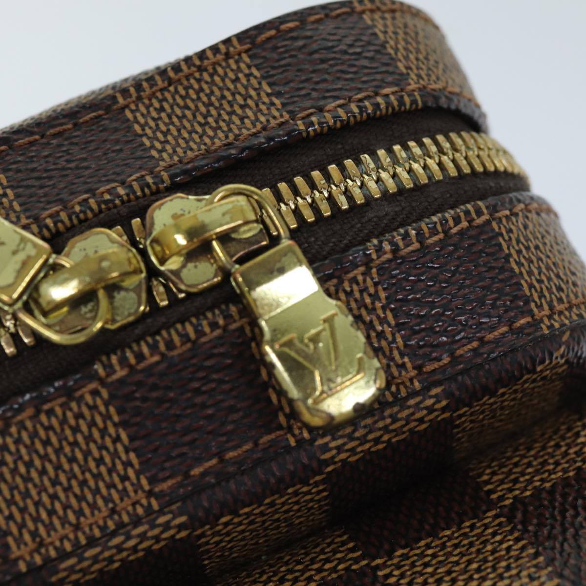 Louis Vuitton Geronimos Brown Canvas Clutch Bag