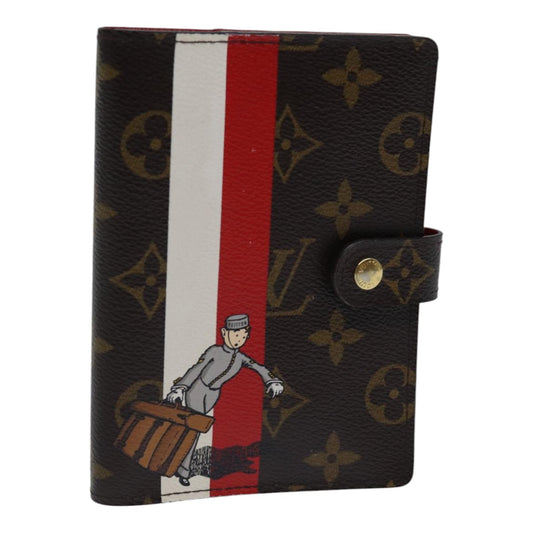 Louis Vuitton Agenda PM Brown Canvas Wallet Accessories