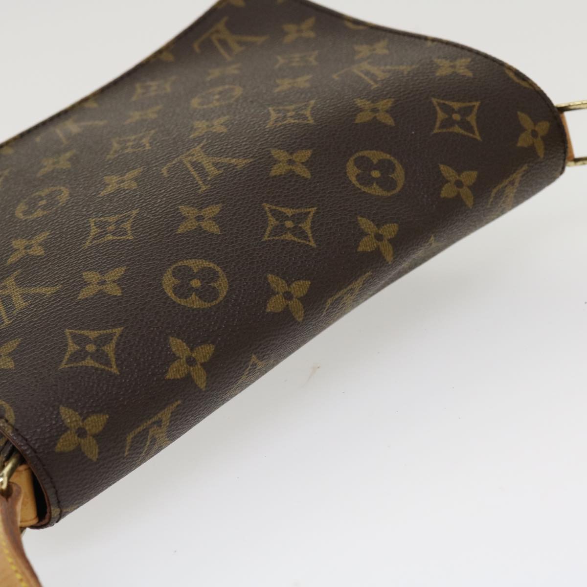 Louis Vuitton Musette Tango Brown Canvas Shoulder Bag