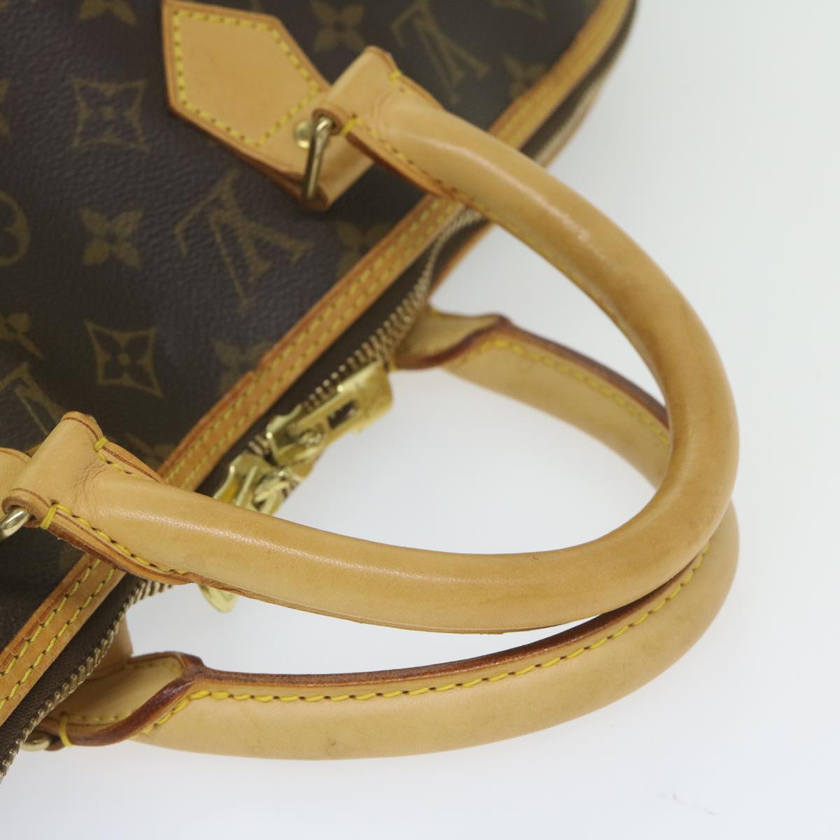 Louis Vuitton Alma Brown Canvas Travel Bag